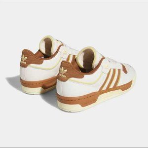 Adidas Rivalry Low 86 Originals Shoes Sneakers Chalk White Brown FZ6317 Brand Ne
